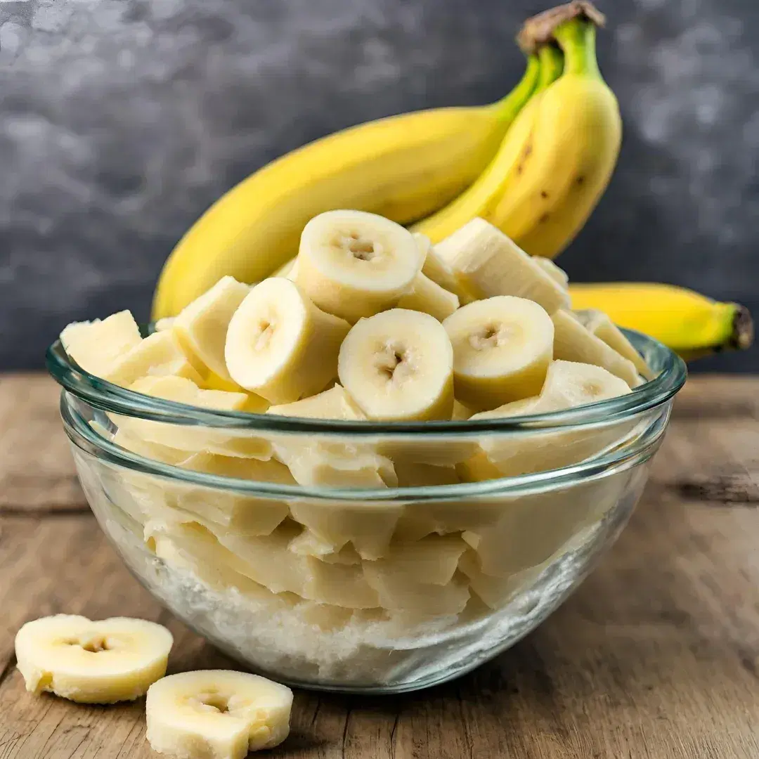 Frozen Banana Dices