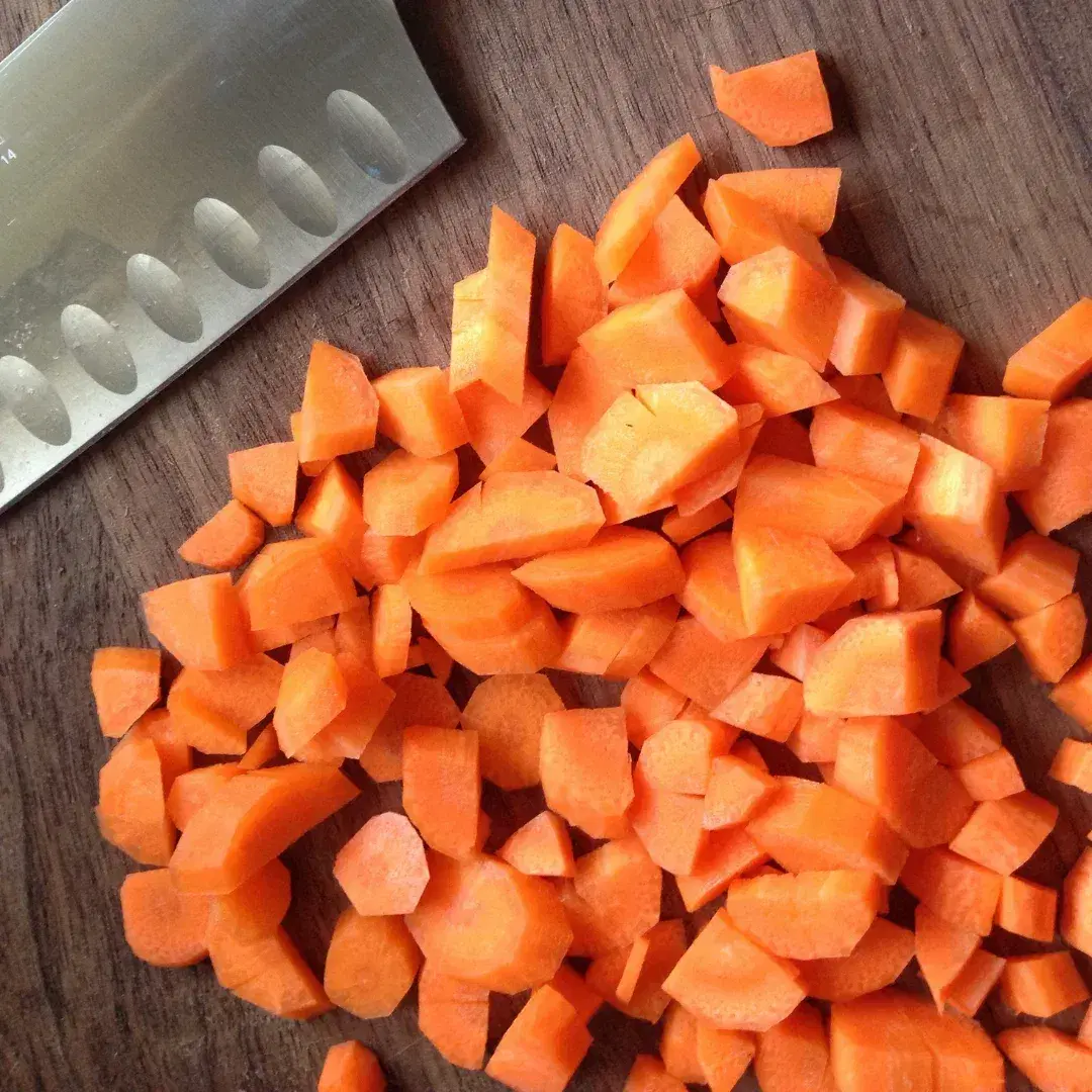 Frozen English Dice Carrot 