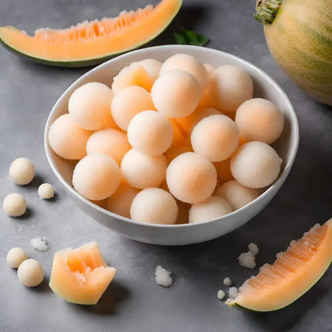 Frozen Melon Balls