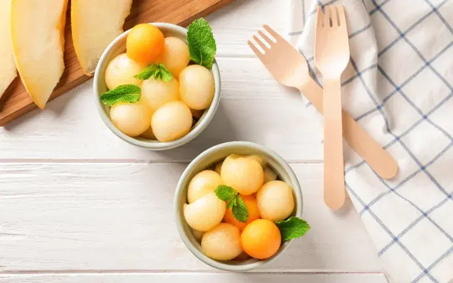 Frozen Melon Balls 