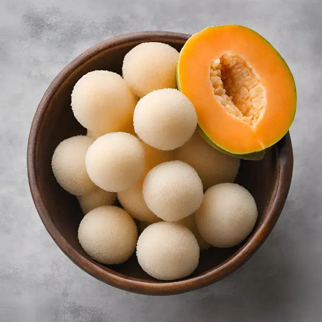 Frozen Melon Balls